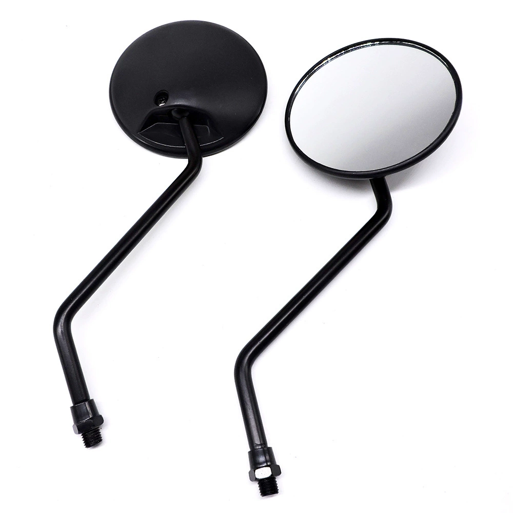 Rear view mirror, retroreflective round classic electric car