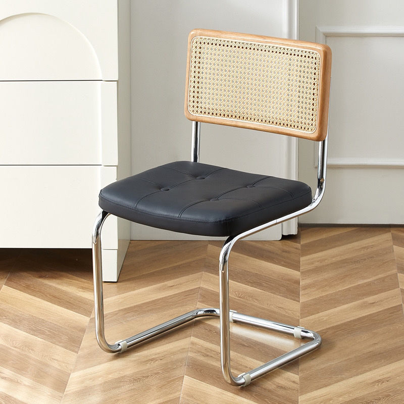 Silla de arco de ratana nórdica inswind silla de comedor casera sillón silla de computadora red silla antigua silla Vasily