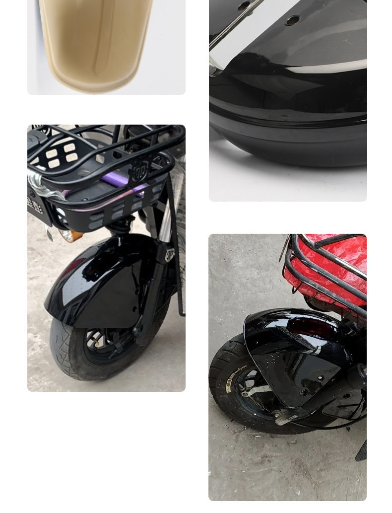 Elderly Mobility Scooter, Mini Bus, Electric Vehicle Front Wheel Mudguard, Leisure Tricycle Mudguard, Water Shield, Mud Cover