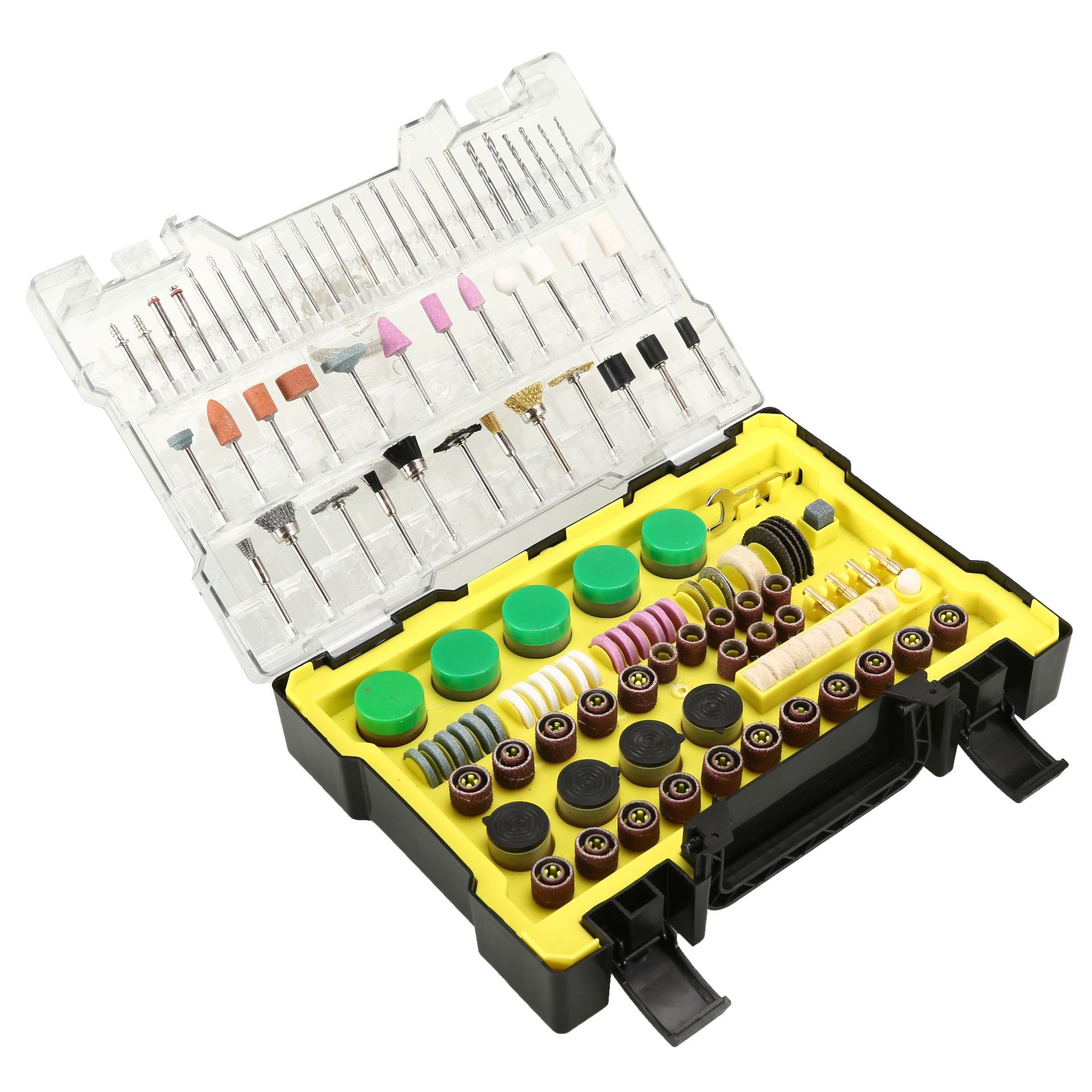 Accesorios de cabeza de molienda eléctrica 500PC conjuntos de accesorios de molienda eléctrica cabeza de molienda hojas de pulido hojas de corte conjunto de molienda