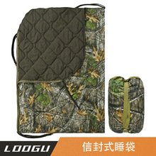 迷彩天幕露营毯折叠便携地垫被子轻量加厚保暖野营毛毯带拉链睡袋