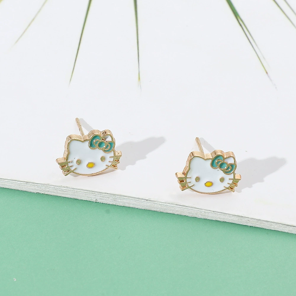 Серьги Hello Kitty, дизайн для отдыха, для импорта, японский и корейский стиль, тренд сезона