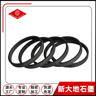 In-Stock Wholesale High-Purity Graphite Molds, High-Temperature Resistant Self-Sealing Gaskets, Graphite Sealing Rings, High-Purity Graphite Sintering