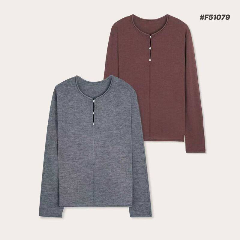 Zp Original One-To-One High-Quality Yangtze Yarn Worsted Sheep Wool Half-Breasted Casual Face with Commuter Pullover Wool