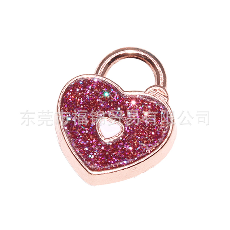 Nuevos accesorios de zapatos de hormigón, botones de zapatos de fruta metálica, accesorios de zapatos de flores del centro comercial