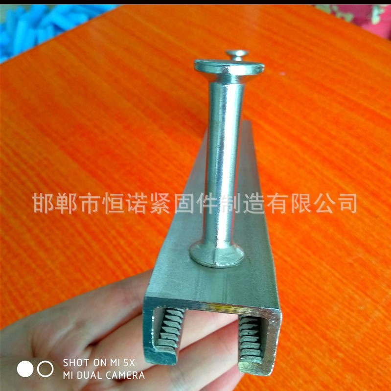 38*23带齿预埋槽钢 地下管廊哈芬槽 恒诺预埋槽道生产制造