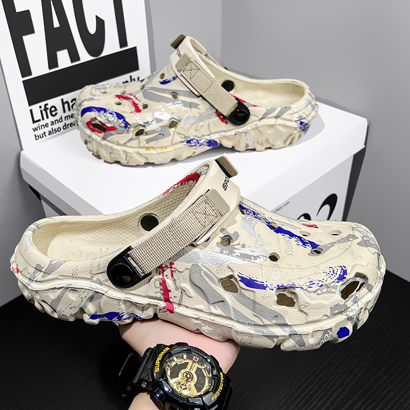 Zapatos con agujeros de talla grande transfronteriza 47 sandalias ligeras y transpirables