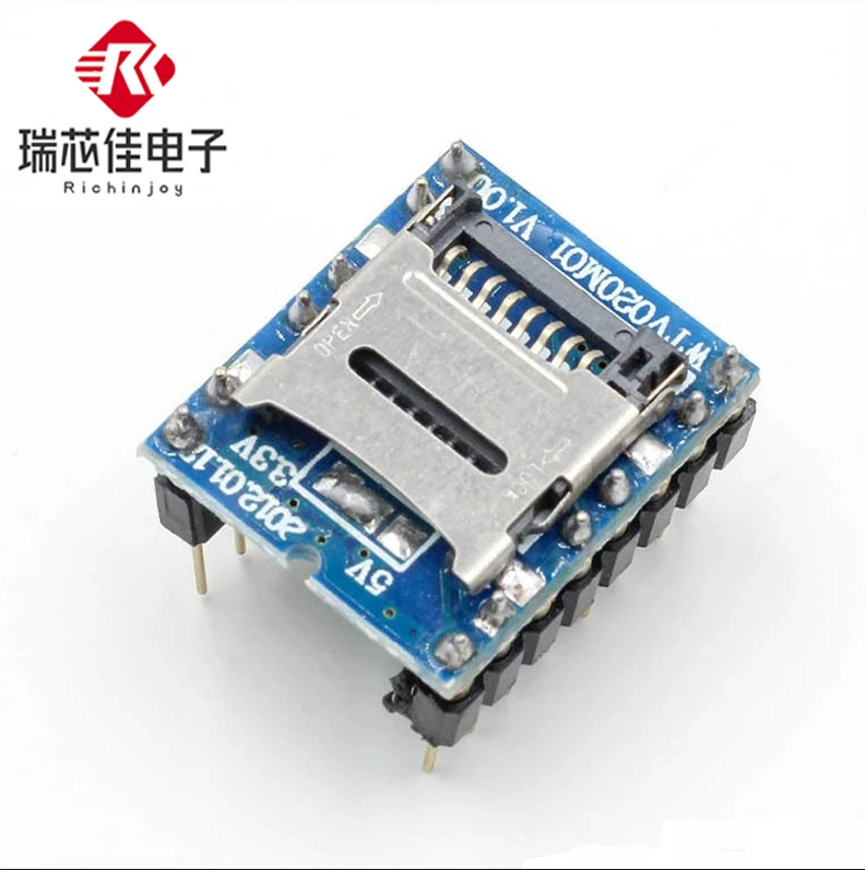 WTV020-SD Голосовой модуль SD-карта Голосовой модуль Игровая консоль Голосовой модуль MP3-модуль