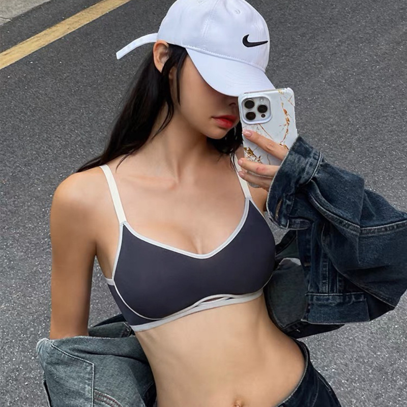 Pure zidai rabbit ears women's thin plus size breast collection anti-sagging ultra-thin bra underwear big chest small anti-sagging