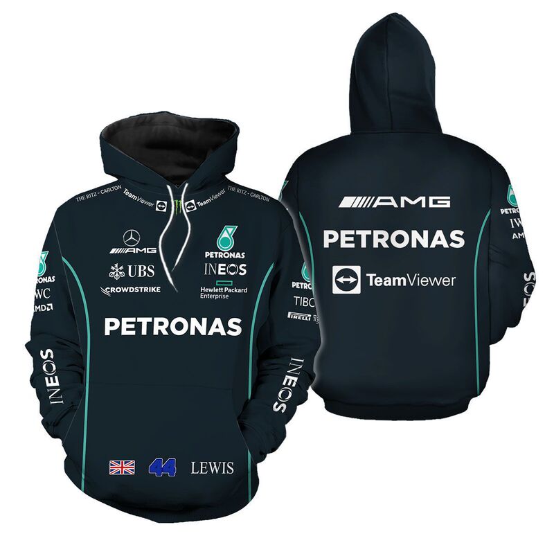 2023 Lewis Hamilton Formula One Racing Shirt Hoodie 3D Digital Print