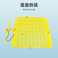 Fully Automatic Home Use Incubator Egg Tray for 56 Eggs (Chicken, Duck, Quail) with Automatic Egg Turning, Motor-Driven, Cross-Border Supply