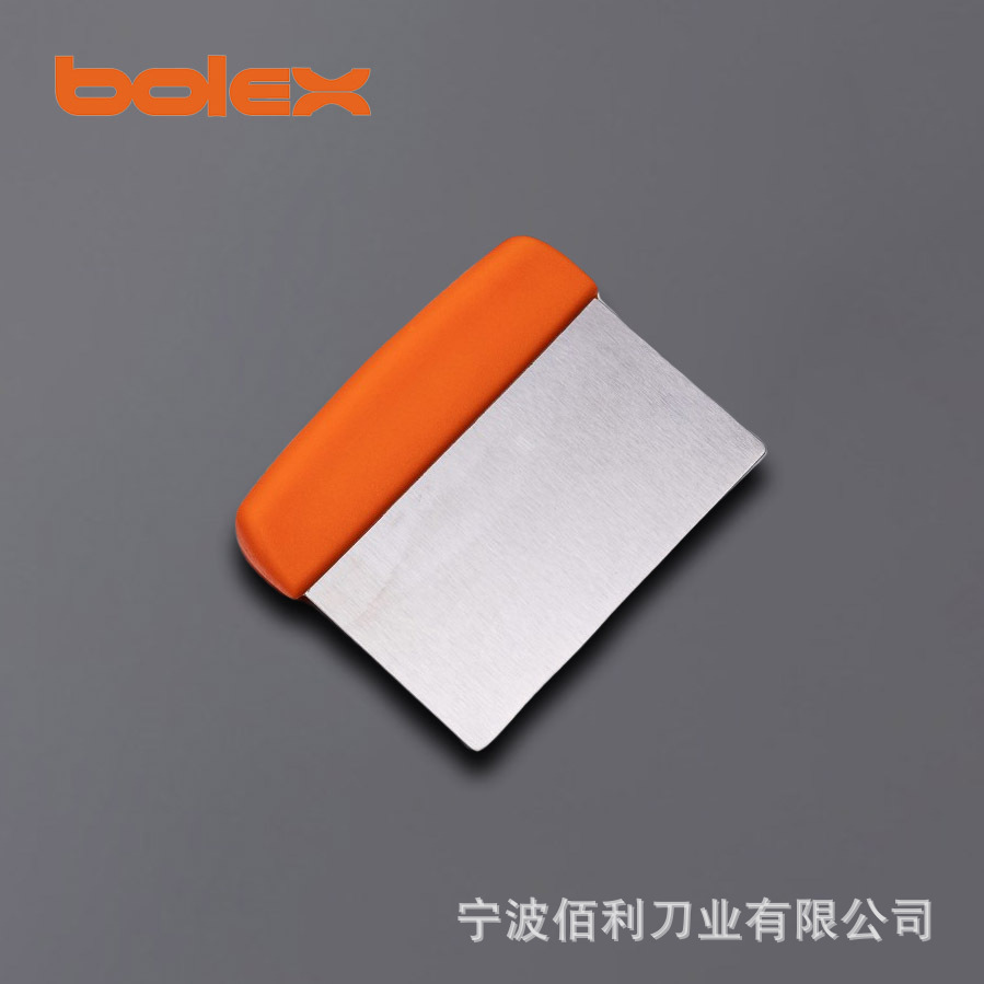 面粉团烘焙刮切板dough cutter 橙色柄