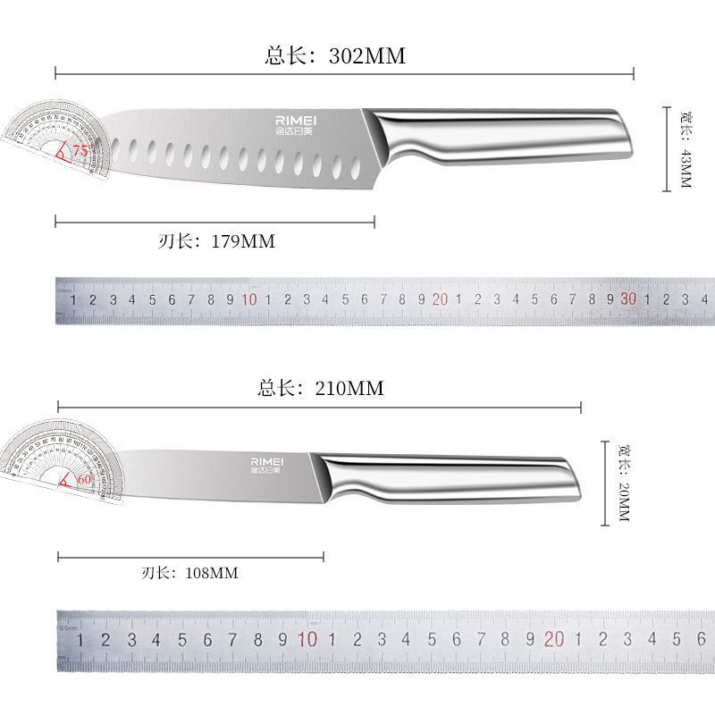Una pequeña Jinda Rimei de acero de frutas cuchillos Sande cuchillo cuchillo de fruta cuchillo de cocina casero cuchillo de cocina