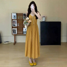 法式刺绣镂空复古连衣裙女2025夏季设计感绝美长裙白色