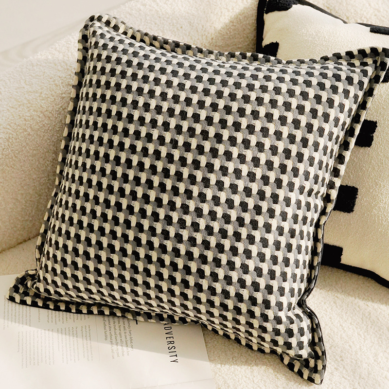 Cojín de cama larga marroquí, almohada lumbar, sofá de sala de estar estilo retro Maillard, funda de almohada con flecos largos, con núcleo image 15