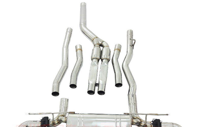 Suitable for Bmw 540I G30 B58 Stainless Steel Mid-Tail Muffler Catback Exhaust Pipe Modification
