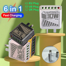 CE�J�C ��ڿ�����^30W 6�� QC3.0�֙C������WҎ��ҎӢҎ���^