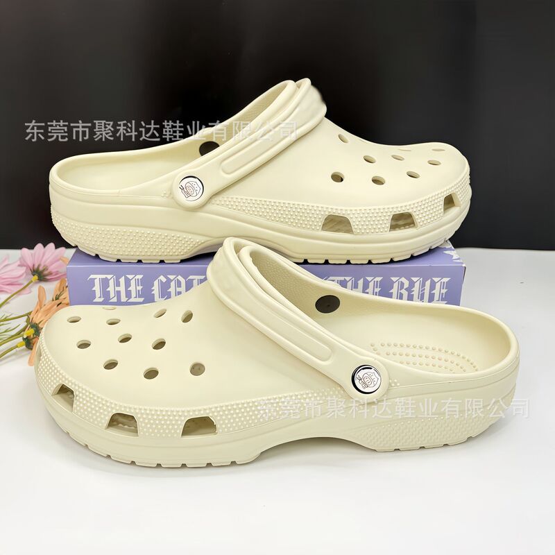 Manufacturer Wholesale Classic Celebrity Clogs for Men and Women, Fashionable Couple Style, Non-Slip Eva Breathable Sandals, Beach Shoes