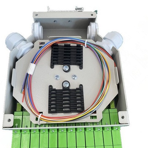 CIPNET厂家直销现货供应SC型双工DIN光缆轨道终端盒光纤盒终端