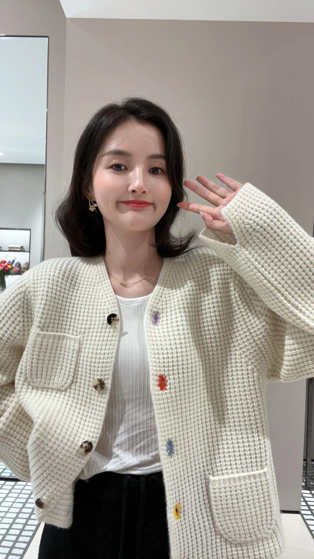 미백 색상 주문 제작 가능합니다.