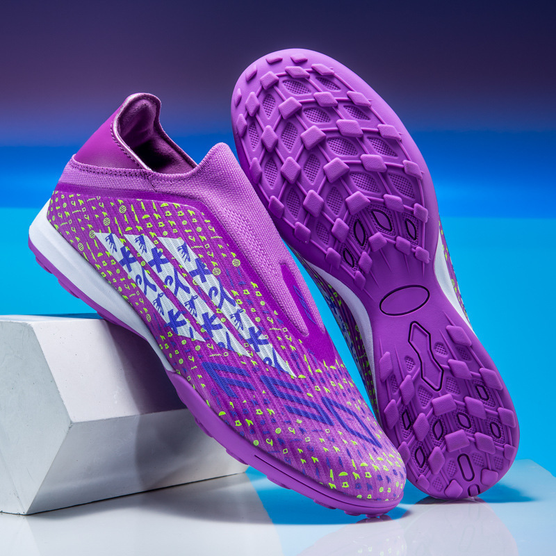 Zapatillas de Fútbol de Caña Baja para Hombre, Suela de TPR y Exterior Sintético, Transpirable, para Césped y Terrenos Al Aire Libre