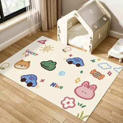 Pet Fence Floor Mat Pvc Standard Leather Floor Mat Cat Special Mat Non-Slip Dog Cage Mat Summer Placemat Wipeable (Avtomobil döşəmə paspasları) - car-animal-head-6090cm
