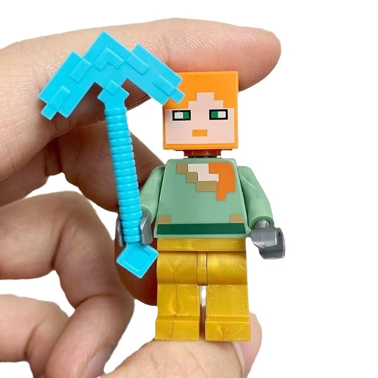 レゴと互換性のある私の世界の積み木Dreamの子供のフルセットの武器6-8-12歳の男の子はおもちゃを詰めます。