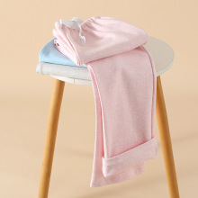 纯棉孕妇家居裤秋冬外穿可调节托腹长裤睡裤不勒肚子月子服休闲裤