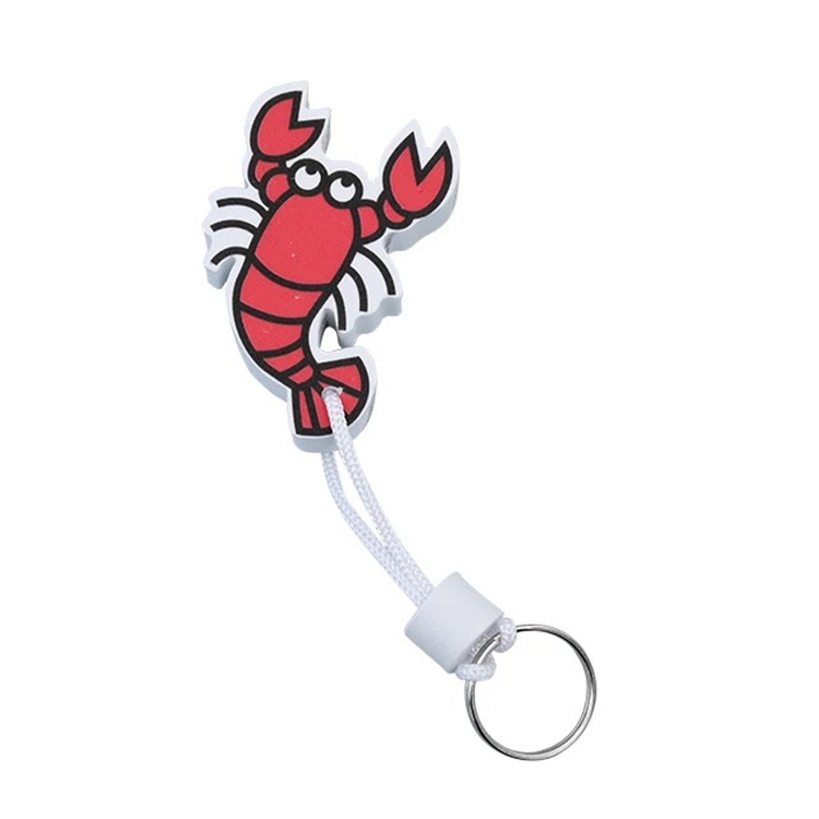 EVA泡棉异形卡通轻便漂浮钥匙扣 可小批量 可做白板