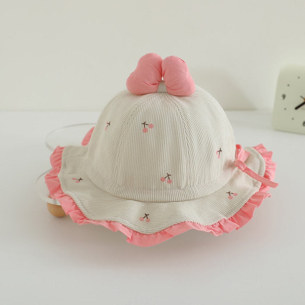 Printed cherry --- dark pink edge + 50CM suitable for children aged 1-3 + standard
