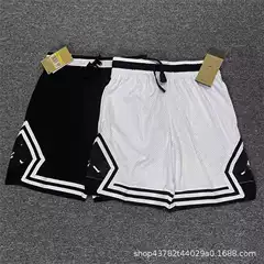 Summer Popular American Basketball Shorts Mesh Sports Pants Quick-Drying Running Fitness Quarter Pants Logo Spot Wholesale
