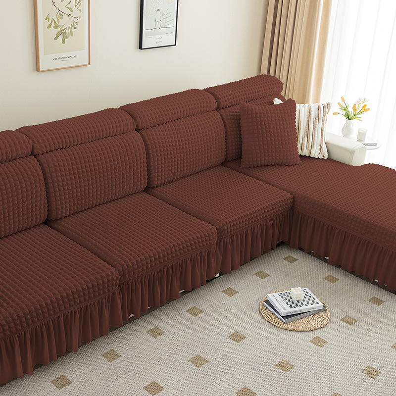 Transfronterizos para cubrir el sofá de espuma, cubierta antideslizante de cuatro estaciones, todo incluido, sofá elástico general, casa gruesa