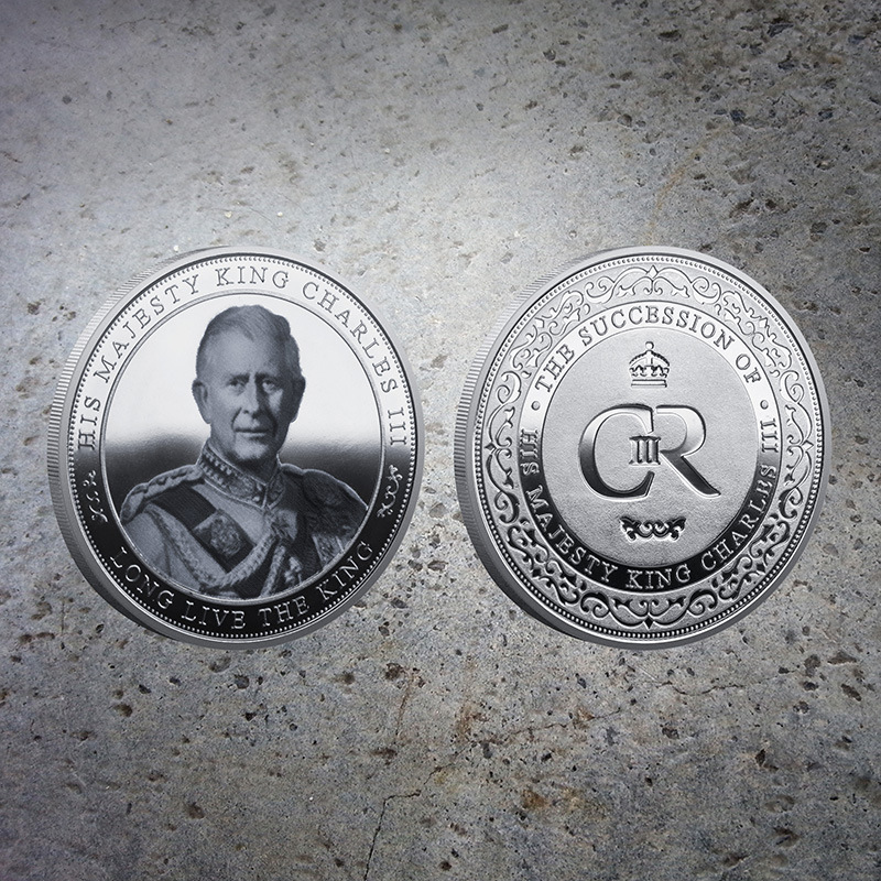 查尔斯国王陛下纪念币 查理三世纪英国国王纪念币跨境外贸币纪念
