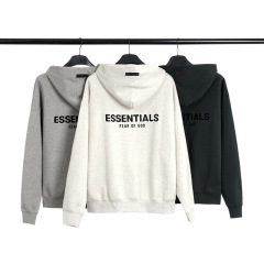 FOG複線ESSENTIALS第8四半期複線高街潮牌スウェットの背中のプリントと帽子のスウェット