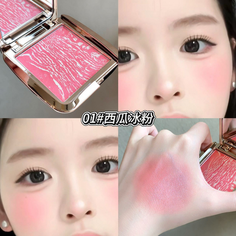 Kakashow glamour fantasy blush, polvo delicado, tierno, polvo, color duradero, blush