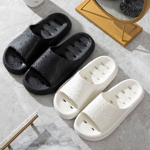 Bathroom bathing slippers for women's home indoor toilet non-slip quick-drying thick-soled couple summer slippers wholesale