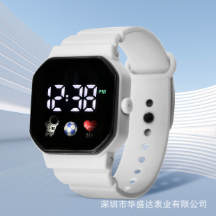 Factory Direct Supply of Led Large-Screen Student Sports Astronaut Simple High-Value Digital Display Harajuku Digital Watch