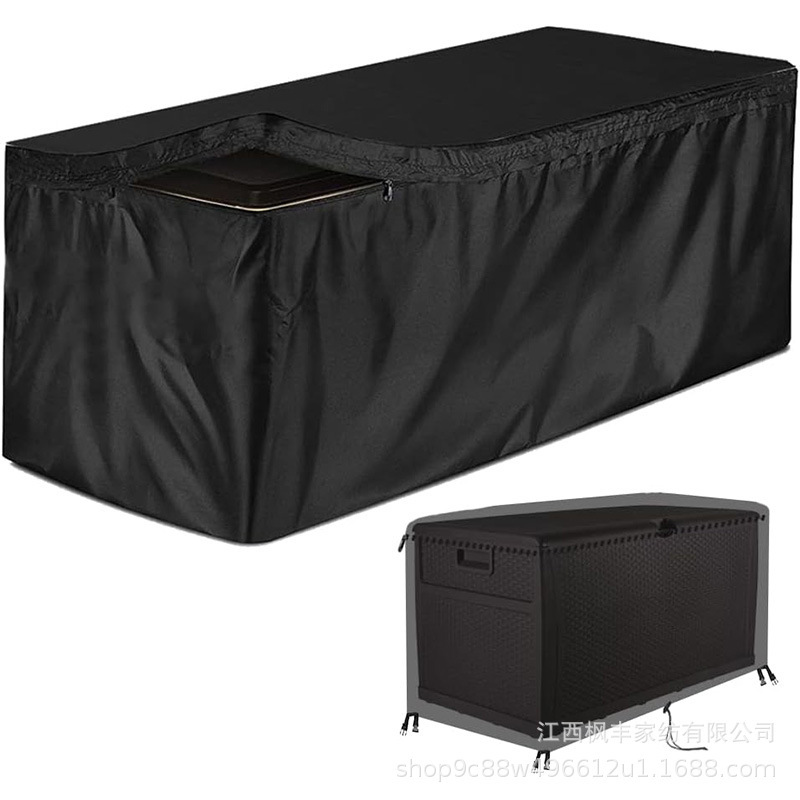 Cross-Border Supply, Deck Box Cover, Outdoor Storage Box Dust Cover Made of Oxford Cloth, Waterproof and Sun-Resistant Cross-Border Supply, Deck Box Cover, Outdoor Storage Box Dust Cover Made of Oxford Cloth, Waterproof and Sun-Resistant