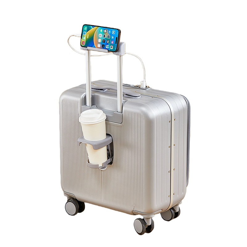Kleine koffers van 45 cm (18 inch) voor zakelijk gebruik, multifunctionele reiskoffers met wieltjes voor mannen en vrouwen, zakelijke bagage_voghion.com