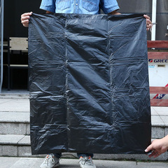 加大號垃圾袋黑色酒店物業環衛加厚平口一次性塑料垃圾袋廠家批發