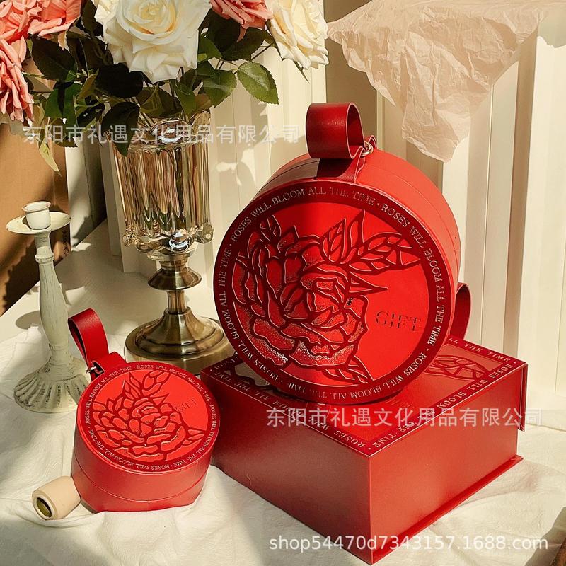 中国風のギフトボックス、ギャラクシーローズのお土産包装箱、結婚式のキャンディーボックス、高級ポータブルギフトボックス|undefined
