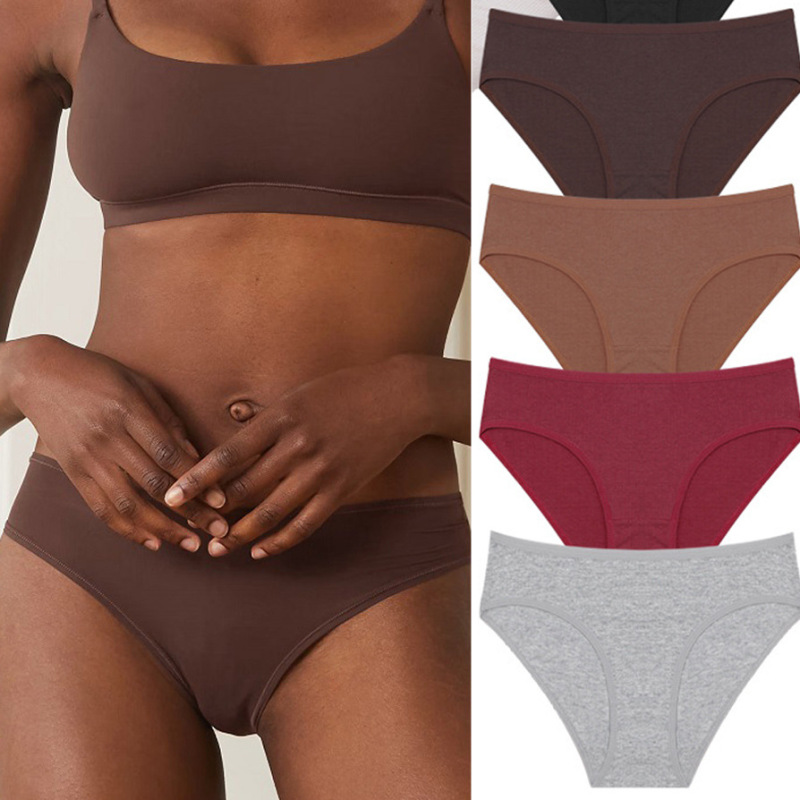 Women's Cotton Underwear Maillard Pure Sports Comfortable Breathable Hip Bikini Sexy Women's Sexy Briefs
