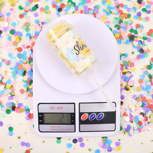 New wedding and birthday party spray tube confetti push and push festival mini small fireworks to create an atmosphere