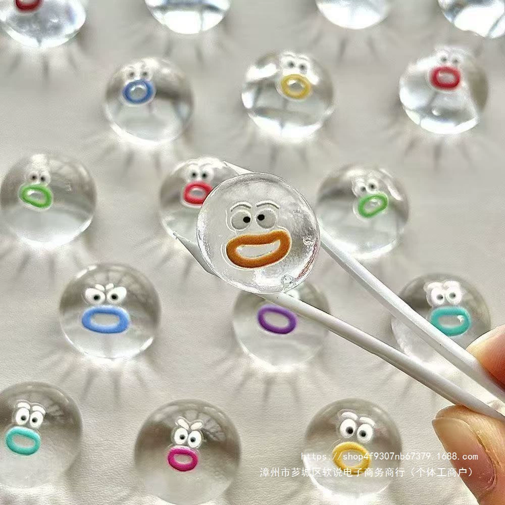 Оптовая продажа маленьких прозрачных игрушек-антистресс в виде мультяшных мягких резиновых пельменей и капель воды