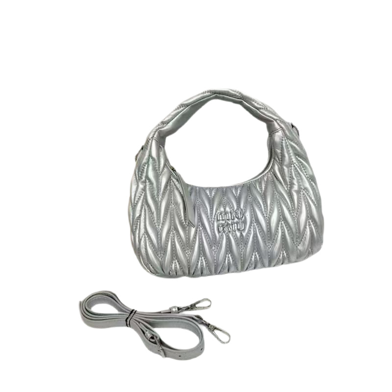 Miun bolso de bolsillo de bolsillo de moda de moda de media luna de hombro