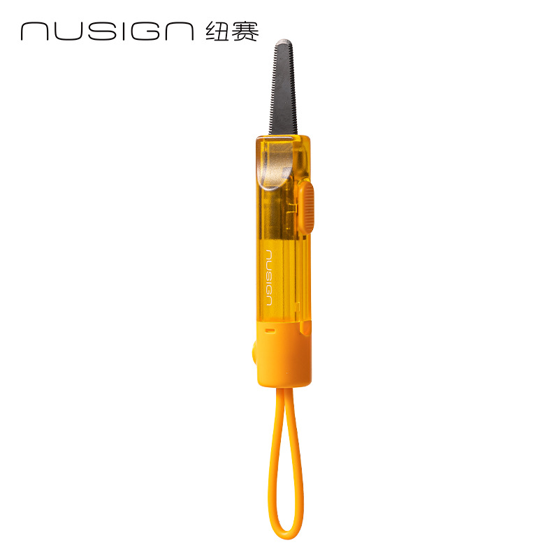 Delicense NS066 - 1 cuchillo de arte portátil cuchillo expreso cuchillo negro anti-oxidable cuchillo de silicona portátil