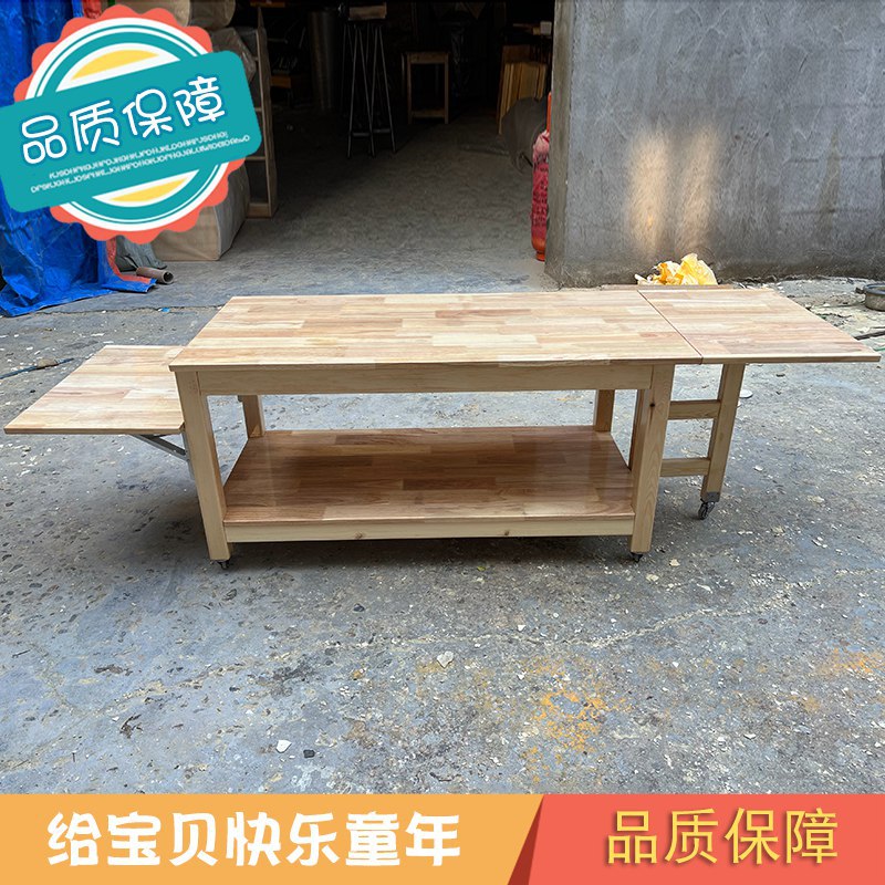 Factory direct supply kindergarten solid wood table children's table and chair set painting table study table and chair set