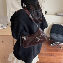 辣妹风腋下女包2025秋季新款时尚饺子包小众高级感酷帅腋下单肩包