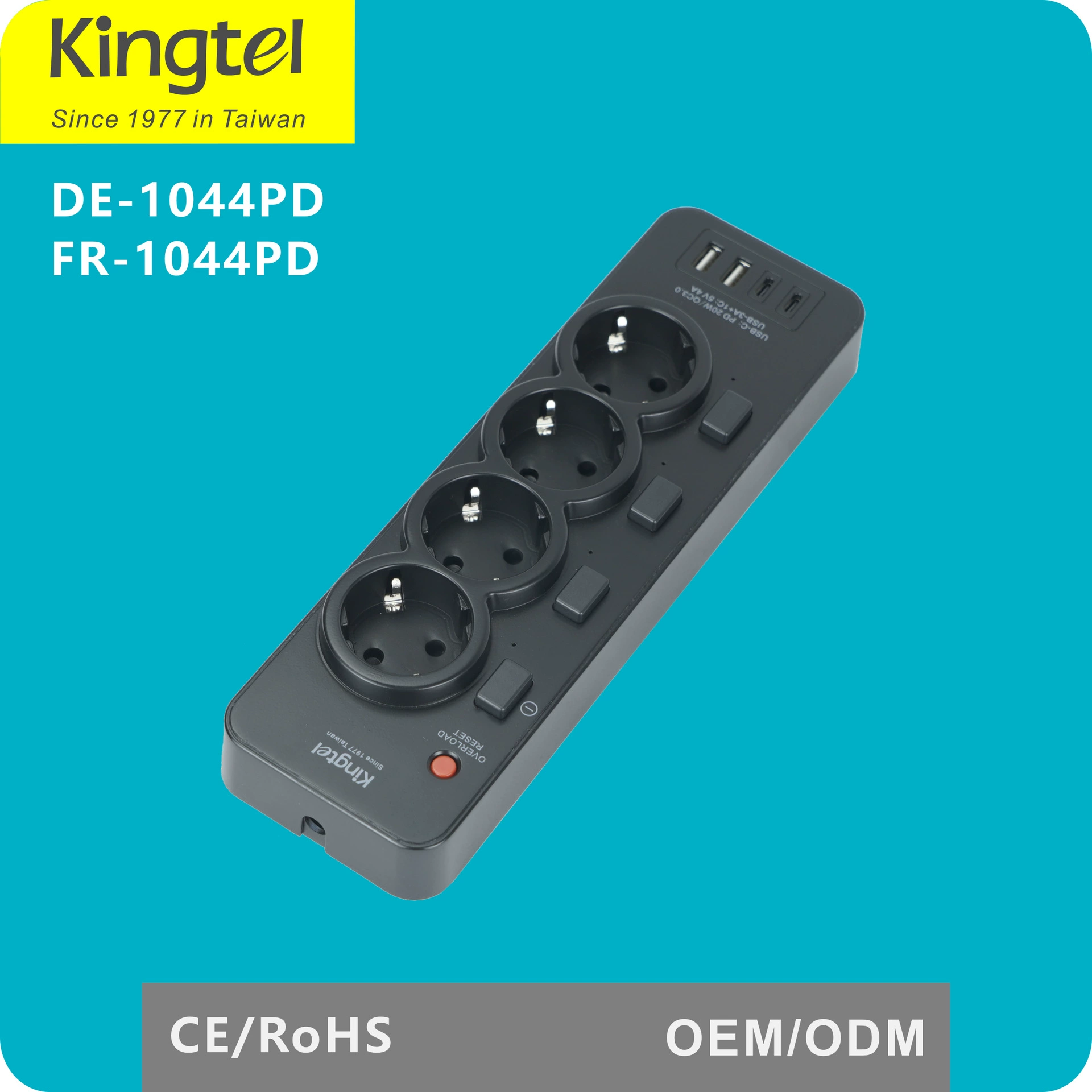 Sela1044PD Немецкий и французский европейский удлинитель USBPD20W, удлинитель для быстрой зарядки, розетка, европейский трансграничный удлинитель