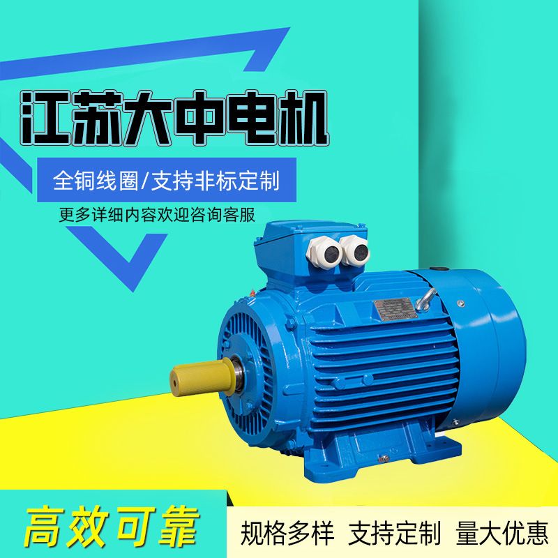 Jiangsu Dazhong Motor Ye4 Series Low-Voltage Three-Phase Asynchronous Motor 11Kw22Kw Direct Supply from the Manufacturer